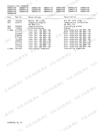 Схема №16 EB882100 с изображением Соединительный элемент для плиты (духовки) Bosch 00322369