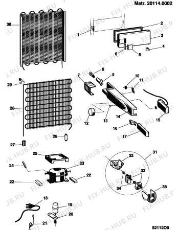 Схема №3 BO2320HA (F048598) с изображением Инструкция по эксплуатации для холодильной камеры Indesit C00258930