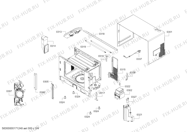 Схема №4 BMP224130 с изображением Панель управления для плиты (духовки) Bosch 00770064