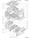 Схема №3 FZ61P1IXY (F031572) с изображением Обшивка для электропечи Indesit C00142021
