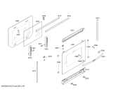 Схема №4 B4560W0FN с изображением Панель управления для духового шкафа Bosch 00439210