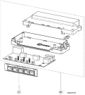 Схема №1 DK6393-M с изображением Клавиша для вытяжки Aeg 50295984004