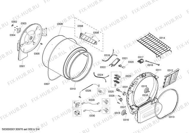 Схема №3 WTMC332RCN Nexxt 300 Series с изображением Втулка Bosch 00609584