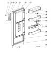 Схема №4 SD125 (F050042) с изображением Декоративная панель для холодильной камеры Indesit C00256987
