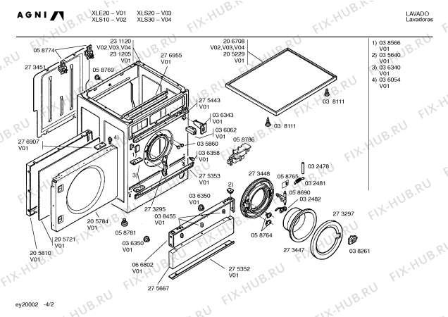 Схема №3 LRS300 с изображением Переключатель для стиралки Bosch 00067367