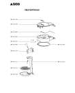 Схема №2 VB2150FR/AU0 с изображением Покрытие для дозатора напитков Seb MS-621199