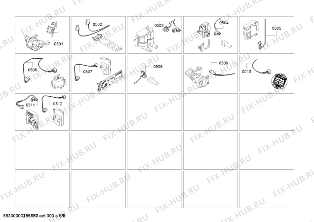 Взрыв-схема стиральной машины Bosch WAT28580TR - Схема узла 05