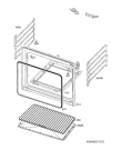 Схема №4 BOAB с изображением Клавиша для духового шкафа Aeg 5618497209