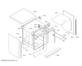 Схема №6 SMS68M28AU SilencePlus с изображением Передняя панель для электропосудомоечной машины Bosch 11002642