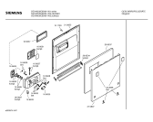 Схема №6 SE54A535GB с изображением Вкладыш в панель для посудомойки Siemens 00143662