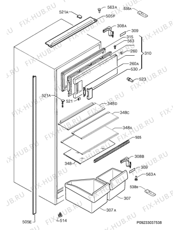 Схема №4 S6.0F4 с изображением Микромодуль для холодильника Aeg 973933020535014