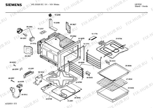 Схема №3 HSN102DSC с изображением Переключатель для плиты (духовки) Siemens 00152626