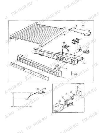 Взрыв-схема холодильника Zanussi ZVC272C - Схема узла Electrical equipment