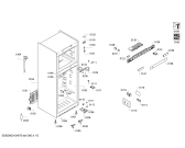 Схема №5 BD4655ANFH с изображением Дверь морозильной камеры для холодильной камеры Bosch 00686959