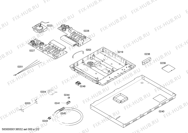 Взрыв-схема плиты (духовки) Bosch NIT3065UC BO.4I.80.BAS.28S.X.NO FRAME - Схема узла 02