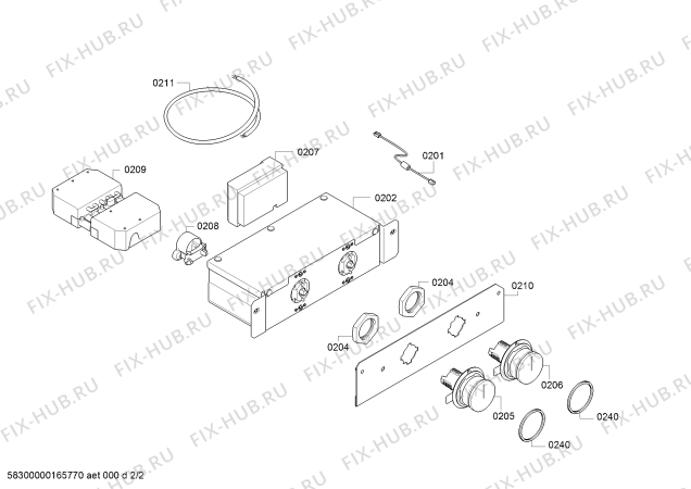 Схема №2 VP414610 с изображением Переключатель для плиты (духовки) Bosch 11002385