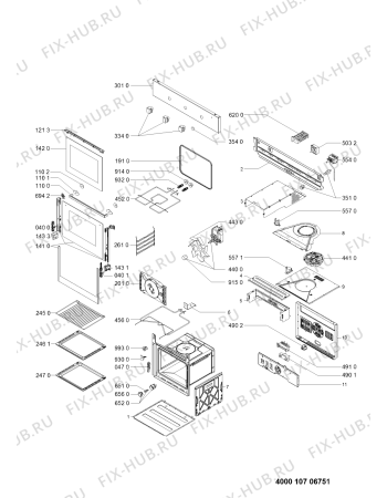 Схема №1 AKP 560/WH с изображением Дверца для электропечи Whirlpool 481010599860