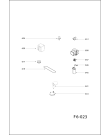 Схема №5 SMW2S (F080260) с изображением Дверь (стекло) духовки для духового шкафа Indesit C00304215