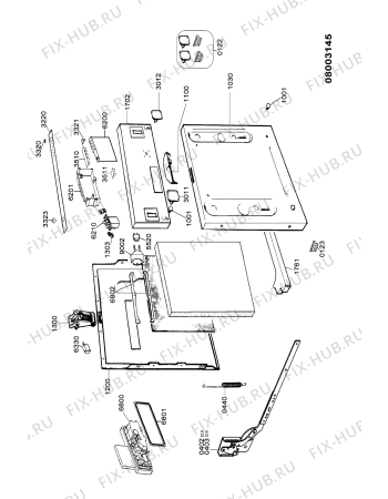 Схема №4 GCX 5581 с изображением Панель для электропосудомоечной машины Whirlpool 481290508775