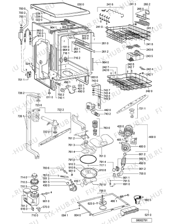 Схема №1 GSFS 2551 WS с изображением Микромодуль для посудомойки Whirlpool 481221478875