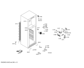 Схема №3 KDV29X40 с изображением Дверь для холодильника Bosch 00245750