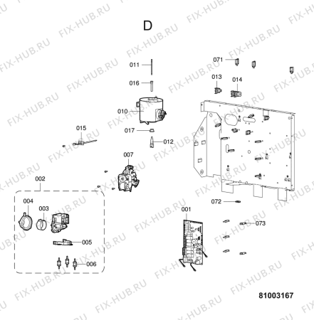 Схема №6 STH 7605/1 IN с изображением Уплотнитель двери для духового шкафа Whirlpool 482000005832
