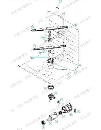 Схема №7 D5900 AU   -Titanium FS (338816, DW70.C) с изображением Микромодуль для электропосудомоечной машины Gorenje 452815