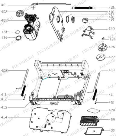 Взрыв-схема посудомоечной машины Gorenje GV64311 (476375) - Схема узла 04