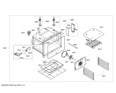 Схема №11 HMB8050 с изображением Набор кнопок для плиты (духовки) Bosch 00608389