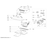 Схема №1 DHB845BR с изображением Фильтр для вытяжки Bosch 00653519