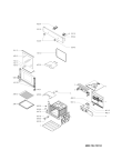 Схема №1 TGW 100 N с изображением Дверка для духового шкафа Whirlpool 480121100991