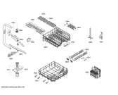 Схема №6 SMS50M22EU с изображением Передняя панель для посудомоечной машины Bosch 00671057