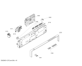 Схема №6 SGV55M83EU с изображением Рамка для электропосудомоечной машины Bosch 00449187
