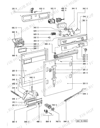 Схема №2 GSI3374S/WH GSI 3374/S/WS с изображением Другое Whirlpool 481249258008