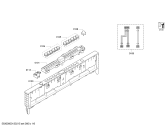 Схема №6 SMVATM03NL с изображением Набор кнопок для посудомоечной машины Bosch 00615504