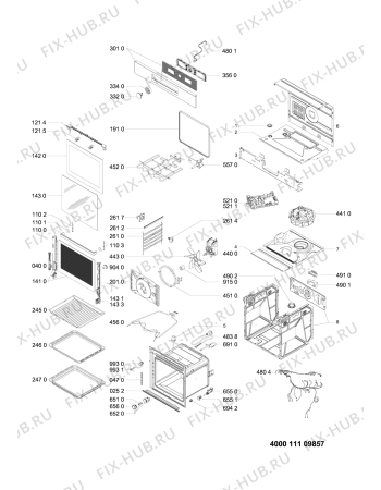 Схема №1 AKZ96220IX (F153041) с изображением Наставление для электропечи Indesit C00515587