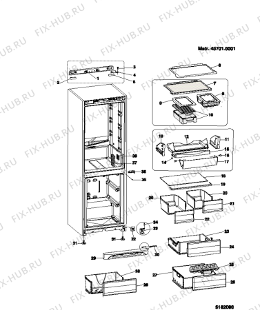 Схема №4 MBA4031NF (F032280) с изображением Инструкция по эксплуатации для холодильной камеры Indesit C00111951