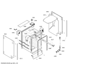 Схема №5 SRI45T02EU с изображением Вкладыш в панель для электропосудомоечной машины Bosch 00442361
