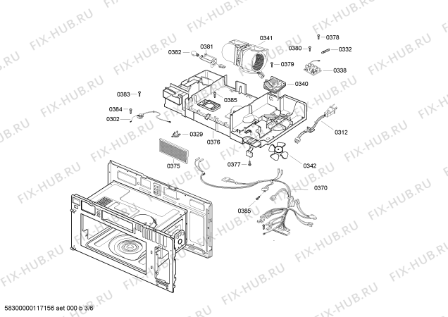 Схема №6 HMV9302 с изображением Программатор для плиты (духовки) Bosch 00649853
