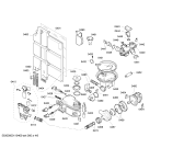 Схема №6 DF260160 с изображением Рамка для электропосудомоечной машины Bosch 00449764