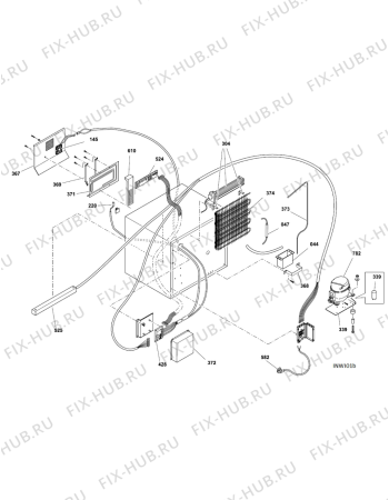 Схема №2 KCBWX 45600 с изображением Обрамление полки для холодильной камеры Whirlpool 488000269984
