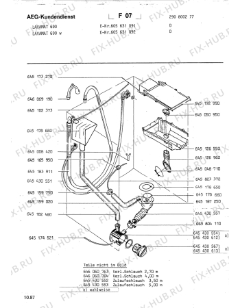 Взрыв-схема стиральной машины Aeg LAV690 W - Схема узла Section5