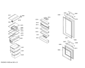 Схема №3 K4464X6FF с изображением Дверь для холодильника Bosch 00244034