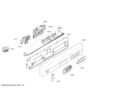 Схема №5 SE24M254EU Party с изображением Передняя панель для посудомоечной машины Siemens 00442615