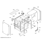 Схема №6 SGV47T03EU с изображением Набор кнопок для электропосудомоечной машины Bosch 00425569
