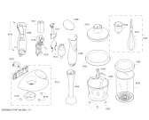 Схема №1 MSM6A40 mixxo cordless с изображением Корпус для электроблендера Bosch 00640183