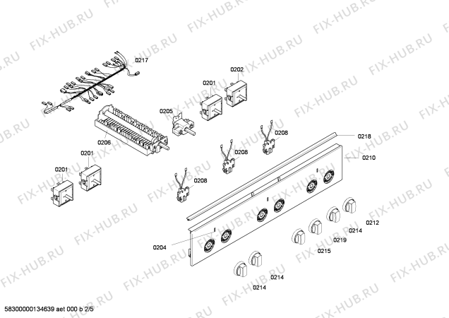 Схема №4 HL424210V с изображением Ручка конфорки для плиты (духовки) Siemens 00614158