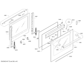 Схема №6 HB74AB550 с изображением Фронтальное стекло для электропечи Siemens 00773963