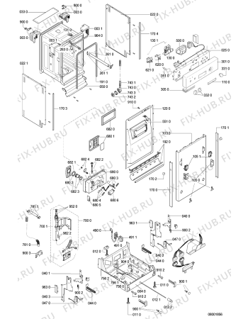 Схема №2 GCI 5730 W-BR с изображением Корзинка для посудомойки Whirlpool 481245819051