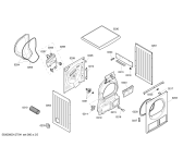 Схема №5 WTV7410SZA с изображением Крышка для сушильной машины Bosch 00663186
